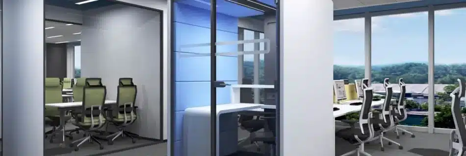 office booth